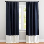 silk curtains linen silk border drape | pottery barn CRKLVVA