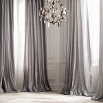 silk curtains new restoration hardware silk taffeta pavilion stripe drape curtain fog VUGQDIW