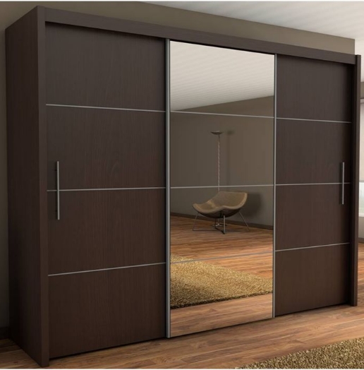 sliding door wardrobes wenge wardrobe - 3 door sliding wardrobe with sliding doors XFAVJUF