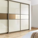 sliding wardrobes 3-sliding-door-wardrobe-cream-mirror ... ALXKOGZ