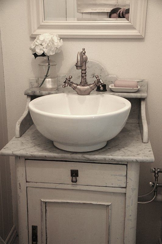 small bathroom sinks vintage shabby sink perfect for a half bath love the little shelf behind CVDQOVK