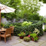 small gardens patio garden DVEHTWS