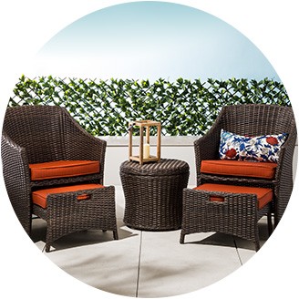 small patio furniture sets dining sets; conversation sets; small-space patio furniture ... JCMZZBD