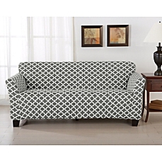 sofa cover image of great bay home brenna strapless sofa slipcover ANJFTJJ