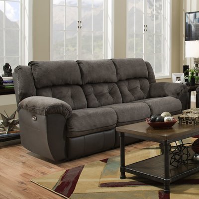 sofa recliner red barrel studio george reclining sofa u0026 reviews | wayfair BMUNJSQ