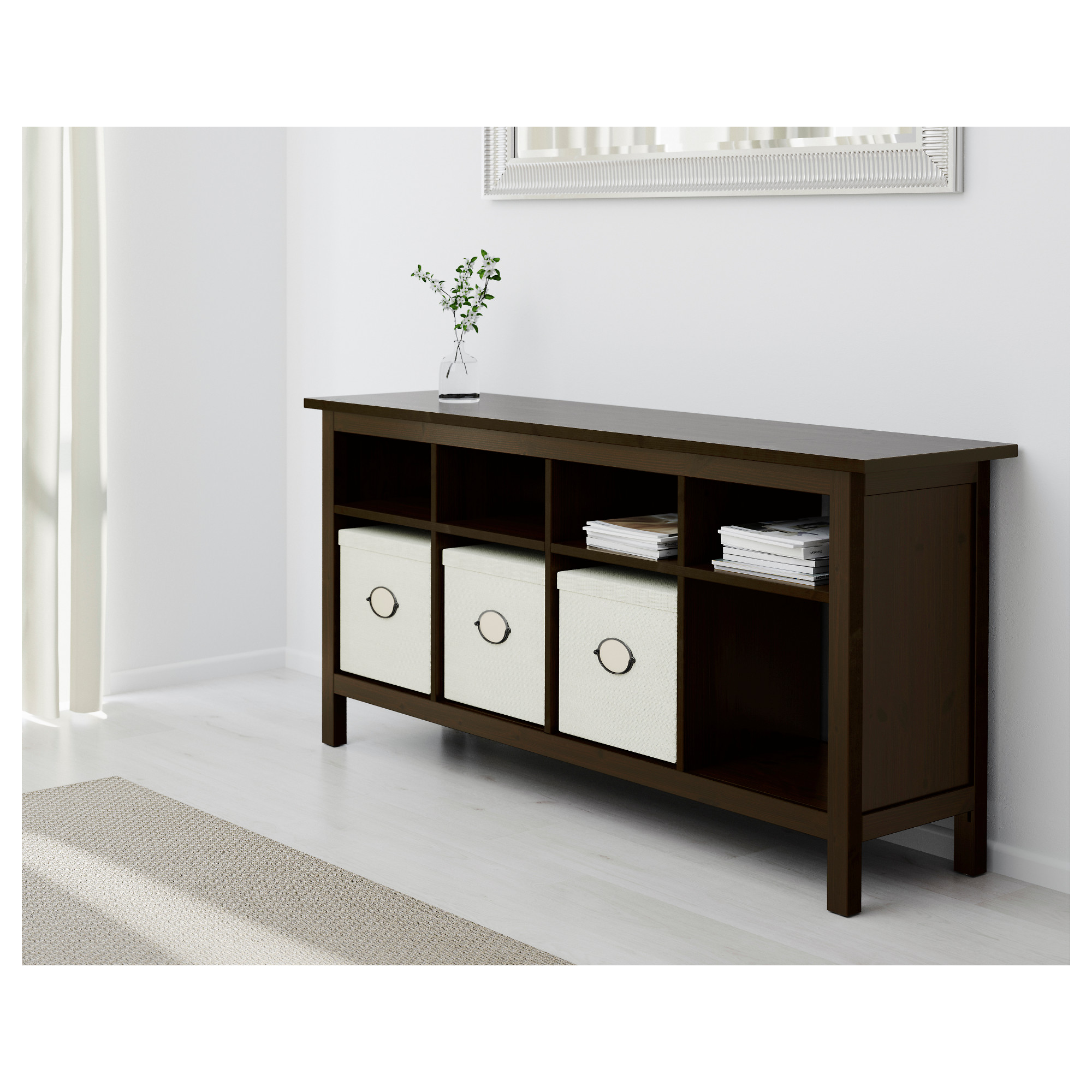 sofa table hemnes console table - black-brown - ikea ERBFCVC