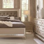 sofia vergara paris silver 5 pc queen bedroom - queen bedroom sets colors EKHZFTA