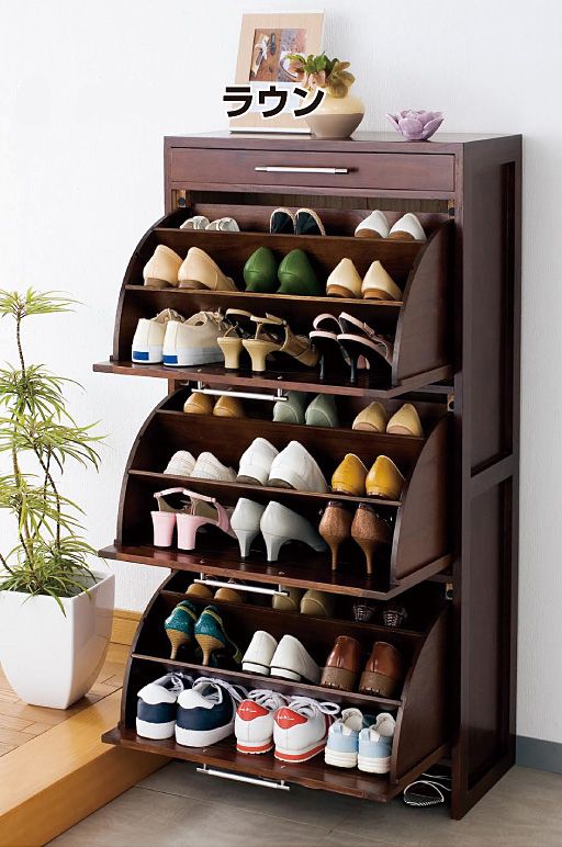 solid wood rotating shoe rack tipping shoe shoe shoe storage cabinet hall BQWUHZI