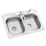 stainless steel kitchen sinks all-in-one drop-in stainless steel ... ELCATOG