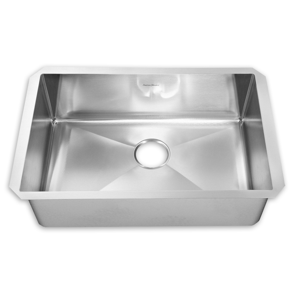 stainless steel kitchen sinks prevoir stainless steel undermount 1-bowl kitchen sink - american standard URLDYWJ