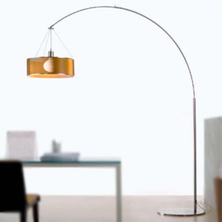 steel arc floor lamp XHUUUPG