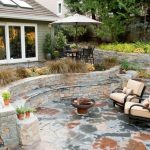 stone patio gregg and ellis landscape designs UKVGXEF