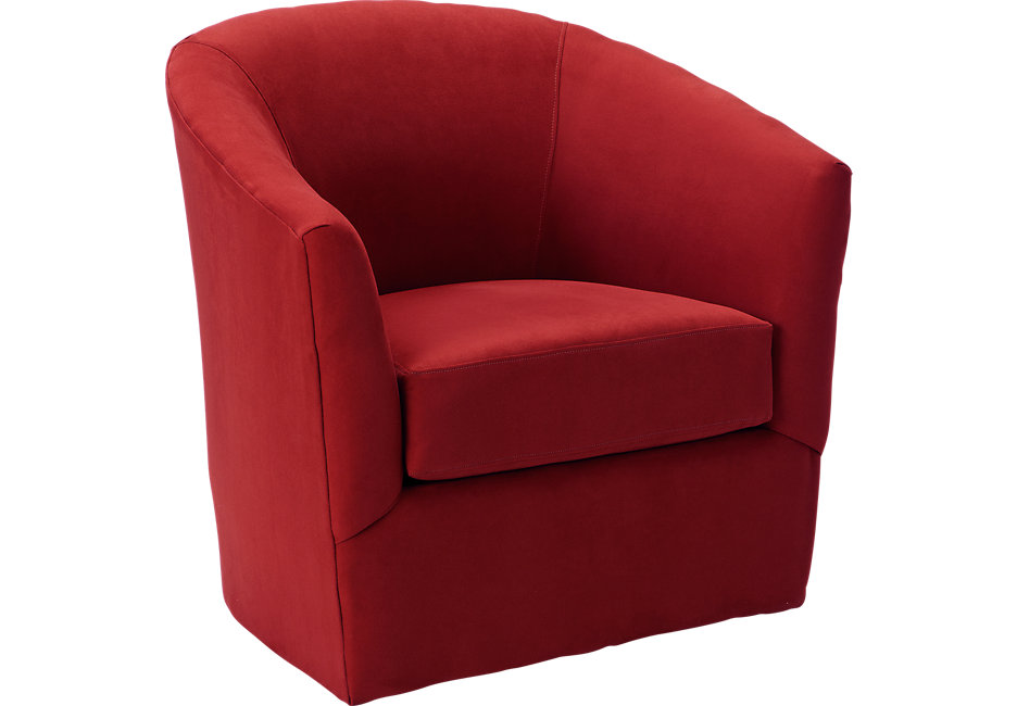 swivel chairs brynn cardinal swivel chair - chairs (red) XMJOFXL