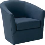 swivel chairs brynn indigo swivel chair - chairs (blue) QBLFNWK