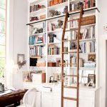 tall bookshelves library bookcases with ladders MSRDAGS