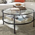 tanner round coffee table - bronze finish | pottery barn CWMGSUE