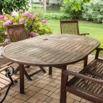 teak garden furniture teak-wood-garden-furniture-oval-table ZHFLQPD