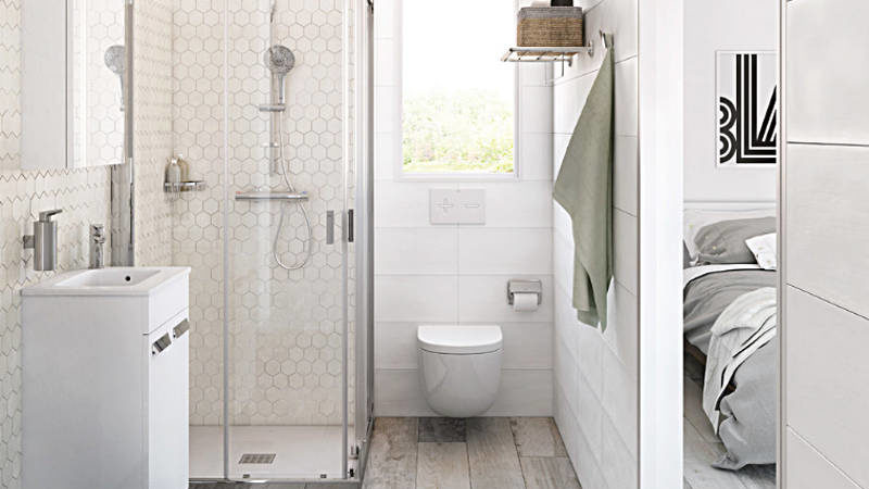 thereu0027s a small bathroom design revolution and youu0027ll love these  rule-breaking QQBFDUB