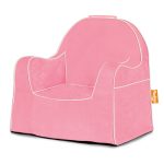 toddler chair - light pink with white piping - pkfflrslpk - pkolino TWTRDSC