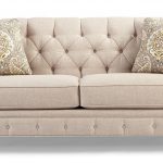 traditional button-tufted sofa with wide flared arms TLPCYCF