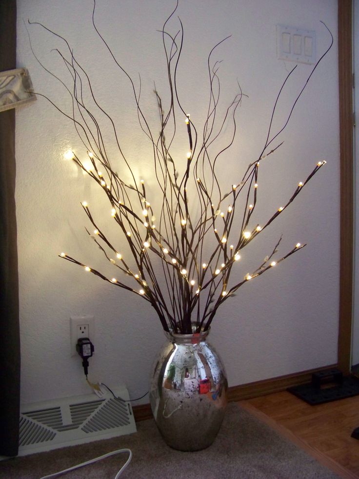 twig lights mercury vase, lighted twigs, misc twigs NXZEIEU