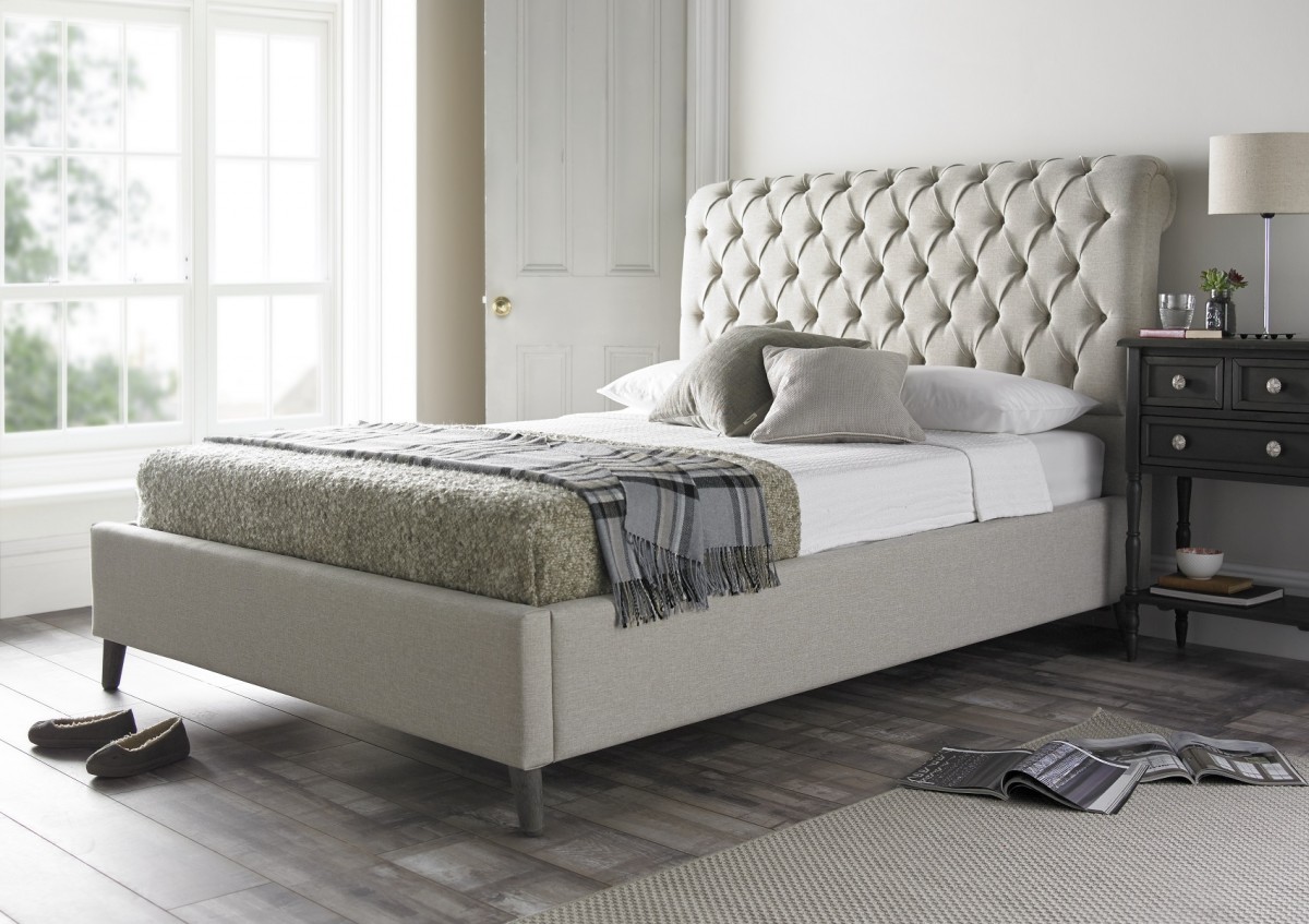 upholstered beds chester upholstered bed frame ... RHKJPKE