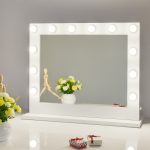 vanity mirrors amazon.com: chende white hollywood lighted makeup vanity mirror light,  makeup dressing table AURQNIW
