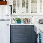 vintage kitchen stunning kitchen designs with 2-toned cabinets | vintage inspired kitchen  with bicolor HHNMBPB