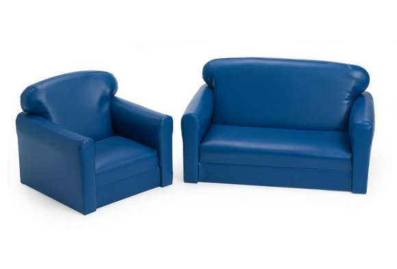 vinyl toddler sofa u0026 chair set TKDSUVY