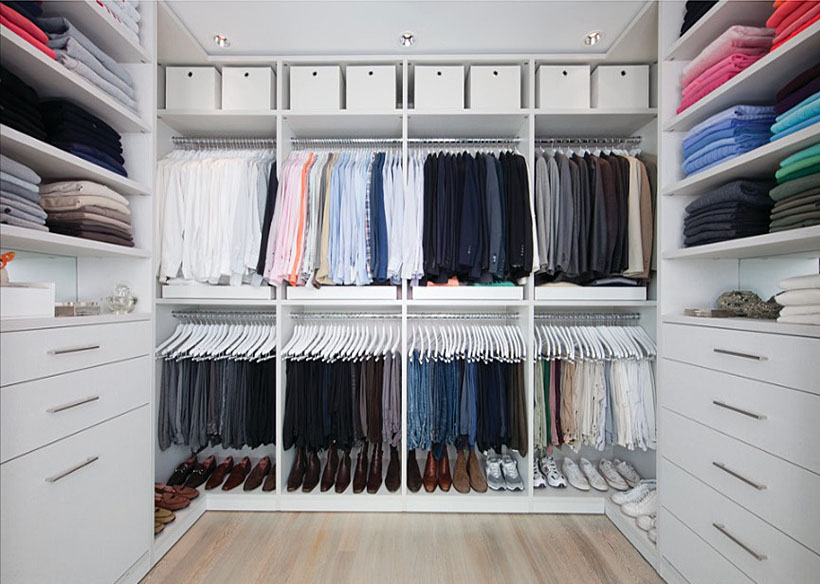 walkin closet impressive yet elegant walk-in closet ideas - freshome.com PABJCWD
