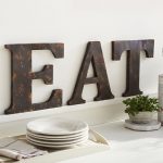wall letters rustic metal letters | pottery barn IYMFEZV