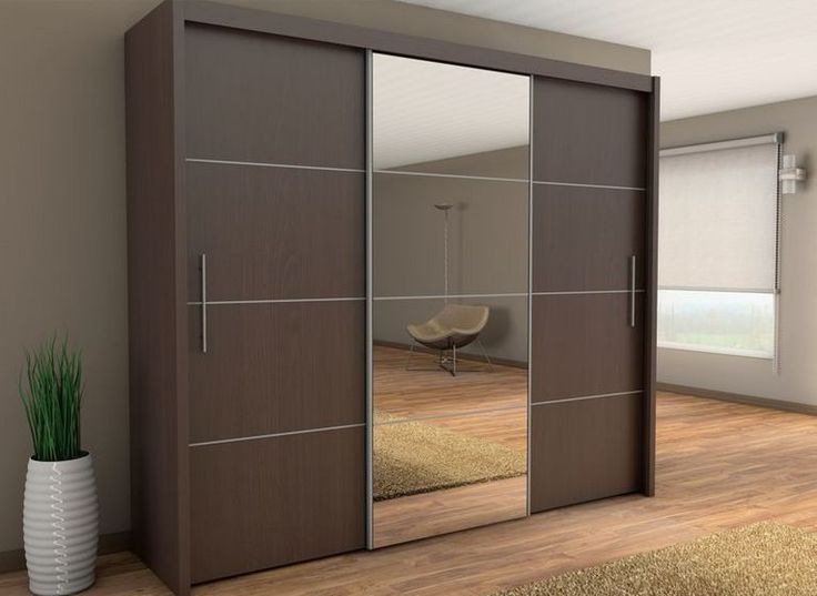 wardrobe designs brand new modern bedroom wardrobe sliding door with mirror inova in wenge PWVZIOO