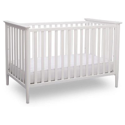 white cribs delta children greyson 3-in-1 convertible crib JTJCAWM