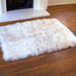white fur rug | white fur rugs | tibetan lambswool HBBYVIU