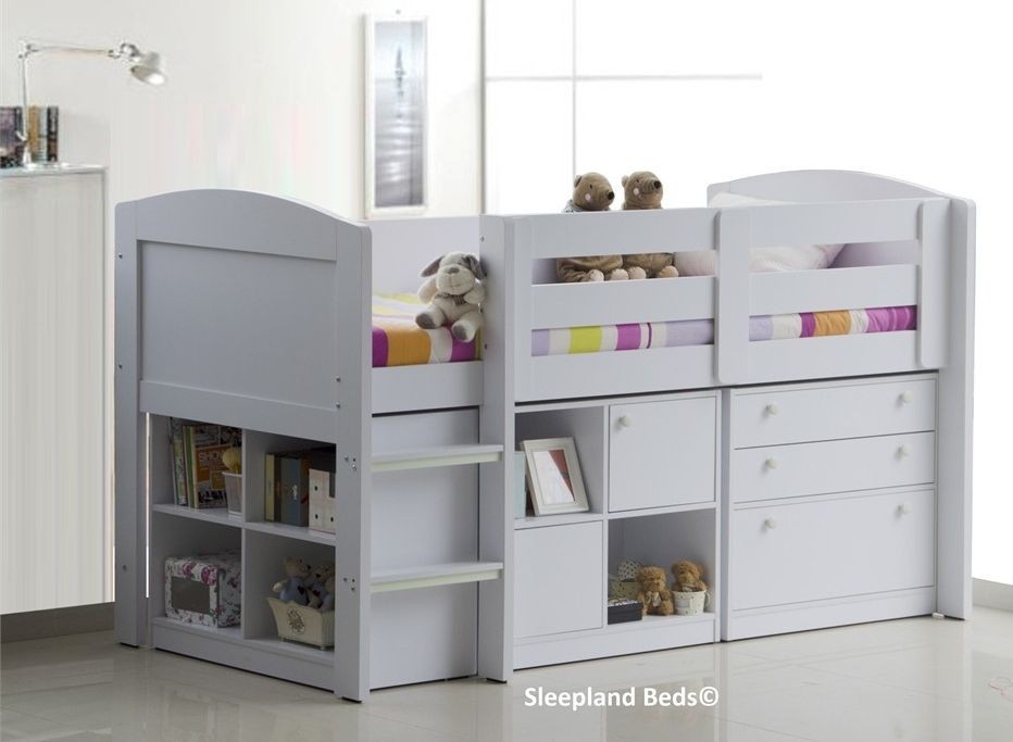 white neptune childrens beds with storage ... AIYYNFX