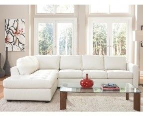 white sectional sofa  ZDIOQJQ