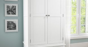 white wardrobes harper white solid wood 2 door 1 drawer wardrobe QYTFGVT
