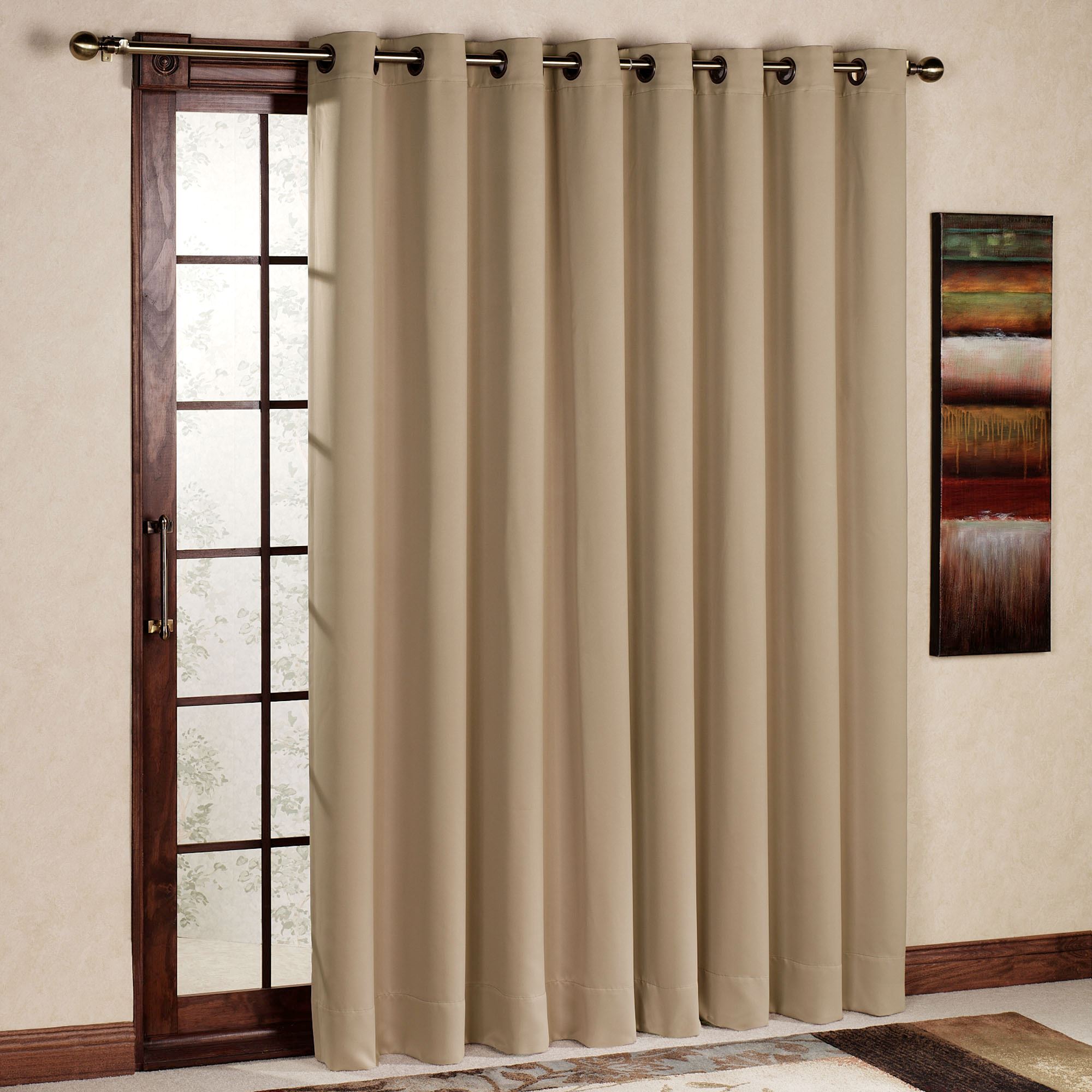 window drapes ultimate blackout grommet patio panel RILTHGF