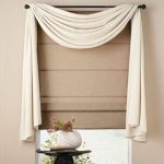 window scarves home design and decor , pretty window scarf ideas : white valance window OKYOMVV