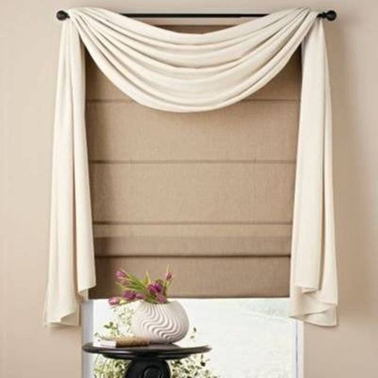 window scarves home design and decor , pretty window scarf ideas : white valance window OKYOMVV