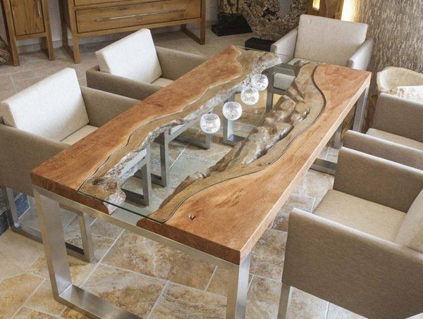 wood dining table wood slab dining table designs in rustic and modern interiors | wood slab THRZBND