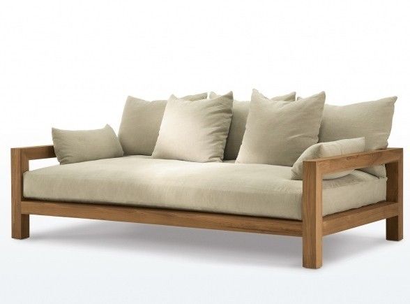 wood sofa honore chaise PKABANY