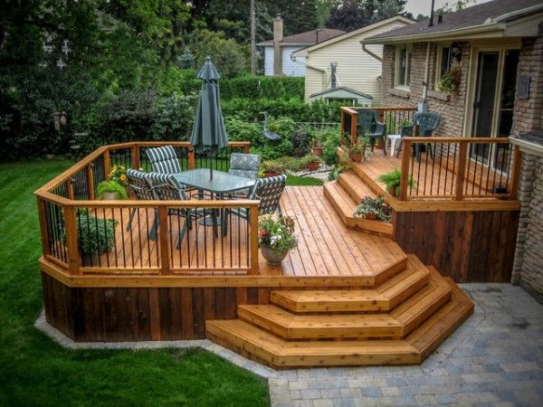 wooden deck designs FKWRSTE