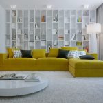yellow sofa a vibrant living room IOUVEJW