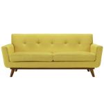yellow sofa johnston tufted upholstered sofa MXOFDLD