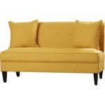 yellow sofa perseus loveseat KRXPDZL