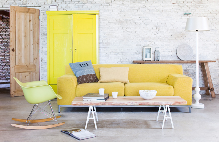 MAGICAL YELLOW SOFA IN YOUR HOUSE