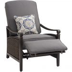 Reclining Garden Chairs carson chestnut and espresso all-weather wicker outdoor reclining ... MIIKJAL