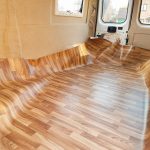 ... van conversion - installing lino flooring in a campervan KFNGQAF