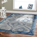 amazon.com: contemporary rugs for living room 5x8 blue area rug modern rugs KNWJBBD